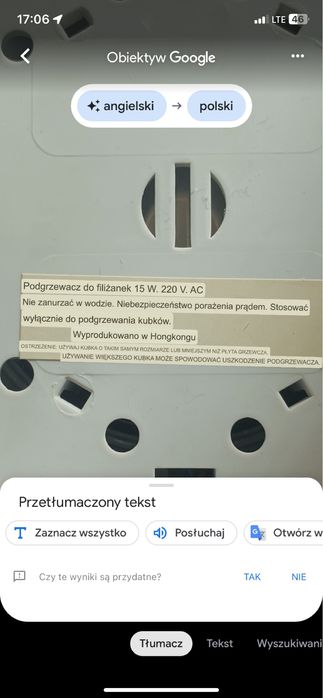Podgrzewacz do kubka Enercom