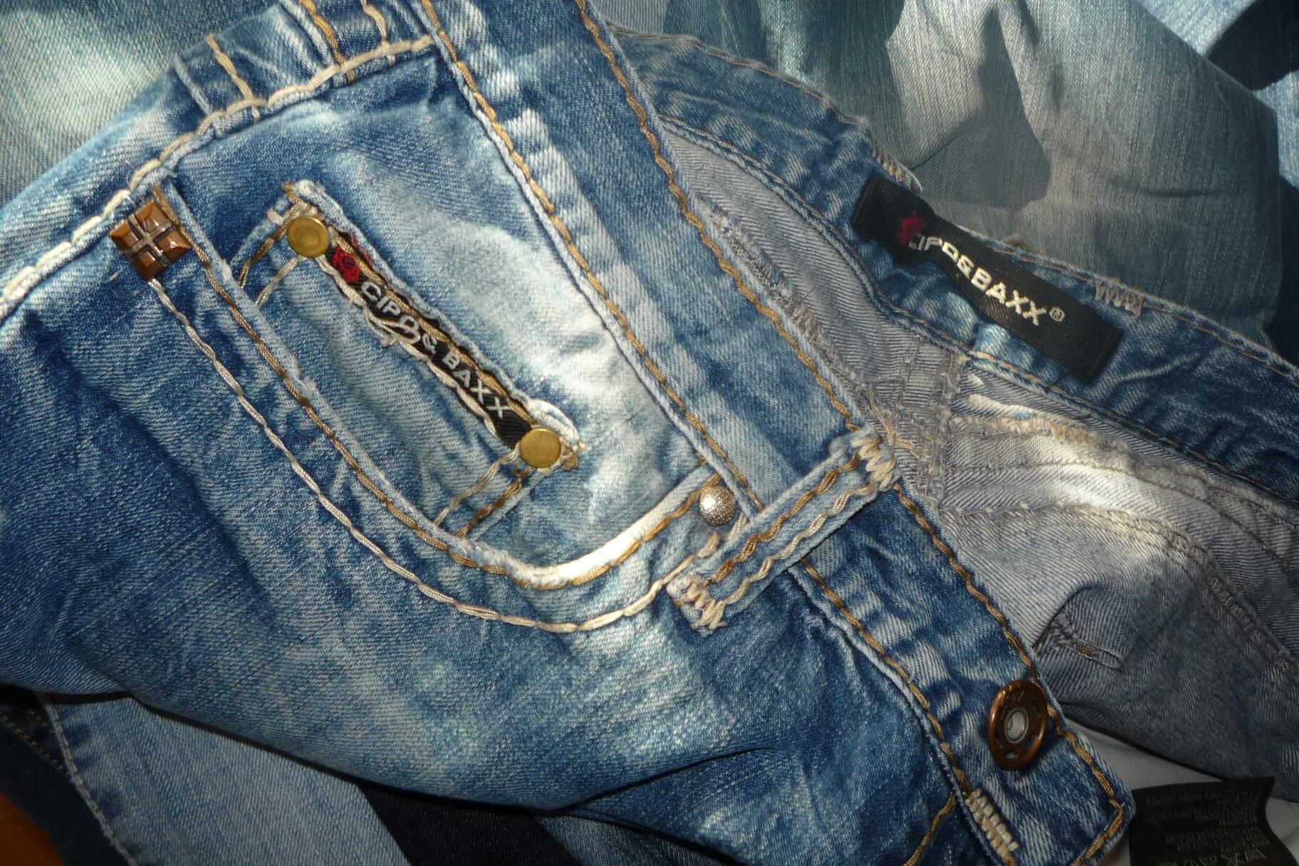 Spodnie męskie jeans roz L, XL* Cipo & Baxx