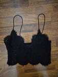 Sexy koronkowy crop top