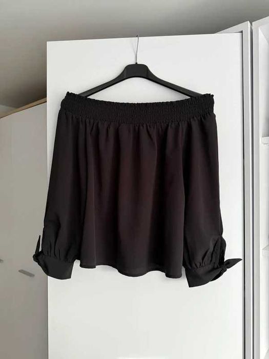 Bluzka letnia hiszpanka czarna XS Gina tricot