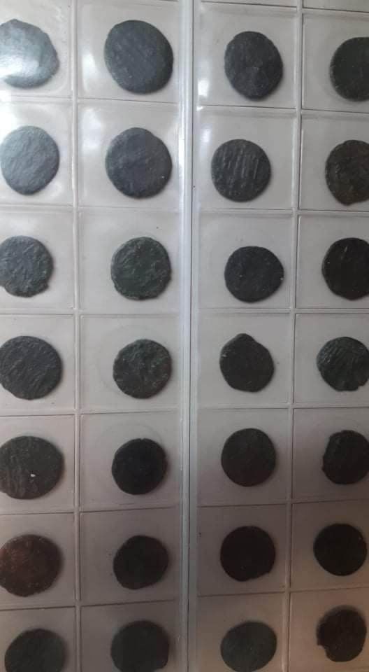 Coleção de moedas romanas