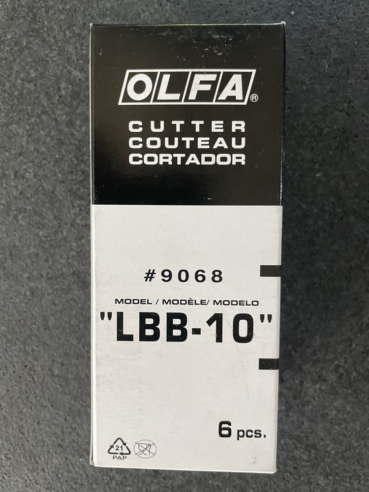 Ostrza olfa 18 mm segmentowe, wymienne, łamane