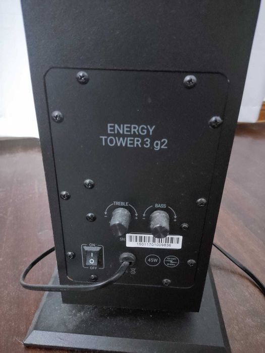 Coluna de som 45w bluetooth RCA USB MicroSD 3.5mm audio in