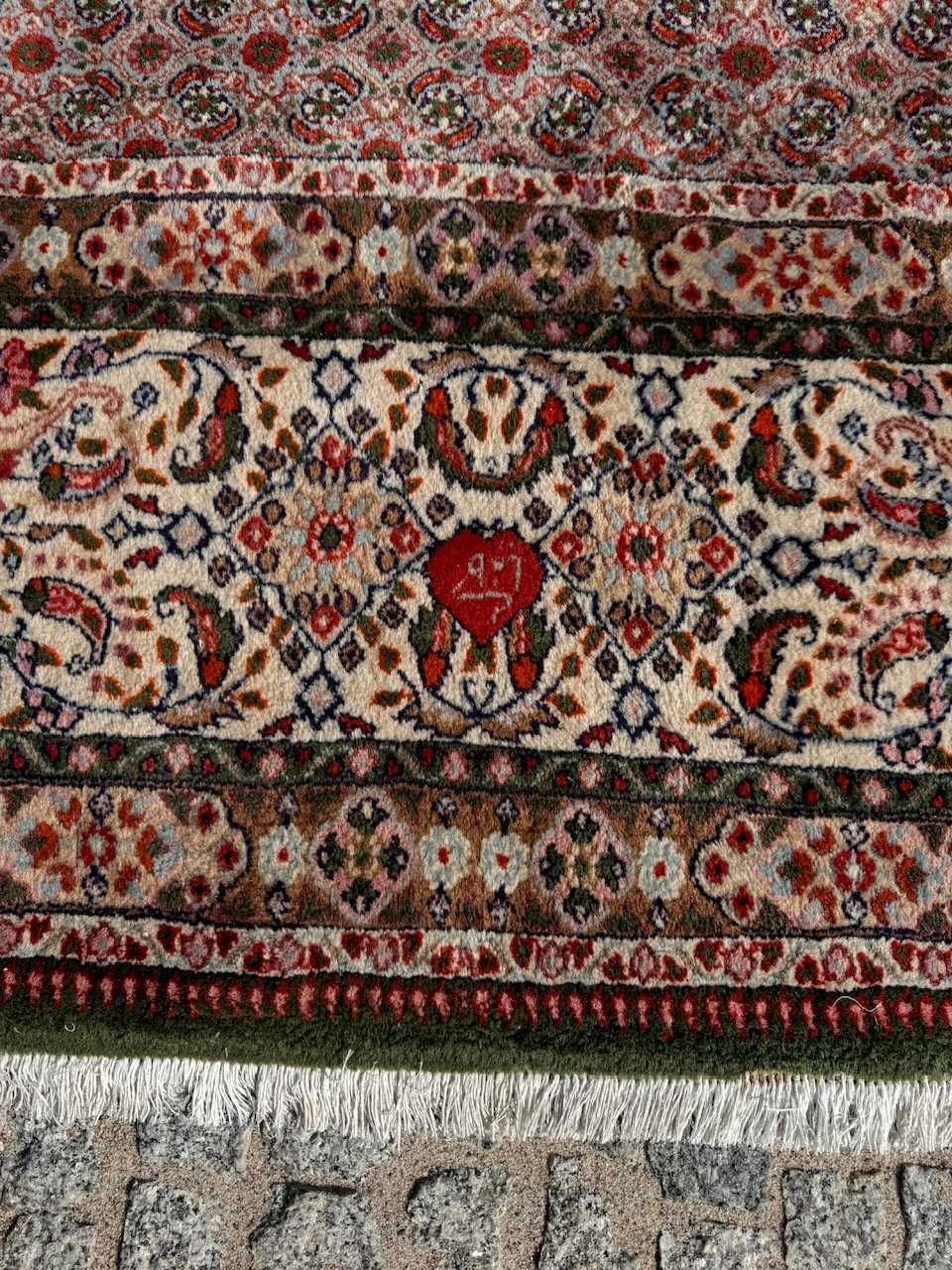 Dywan kaszmirowy r.tkany perski Iran Moud z jedwabiem 250x250 gal24tyś
