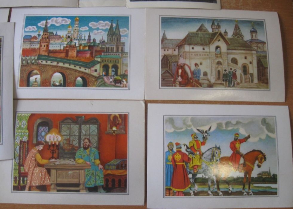 Открытка детская Большая. СССР. Открытка сказочная.