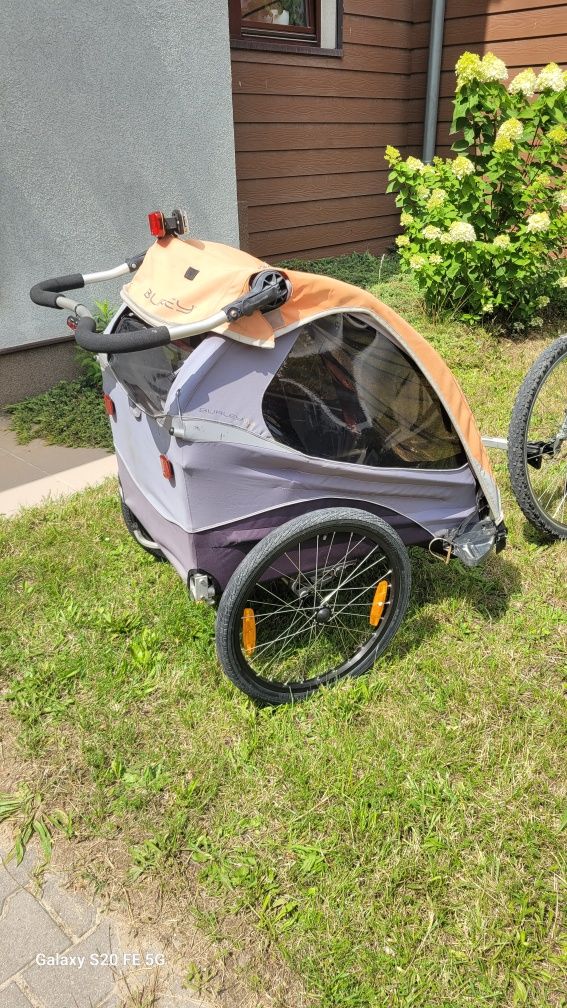 Burley Dlite  double  podwójna przyczepka rowerowa