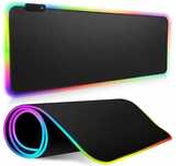 Duża gamingowa podkładka RGB pod mysz na biurko XXL