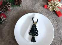 Serwetniki świąteczne handmade bożonarodzeniowe kolorowe choinki