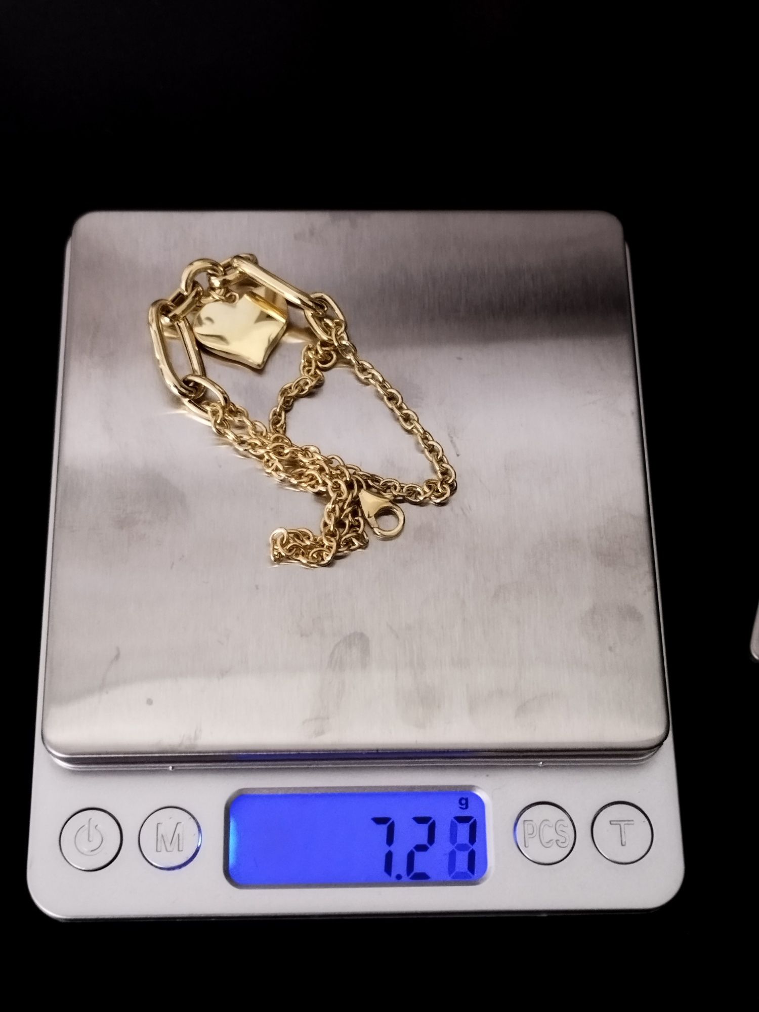 Piękna nowa złota bransoletka 585 14k 7.27gr 20.5cm okazja unikat!!!