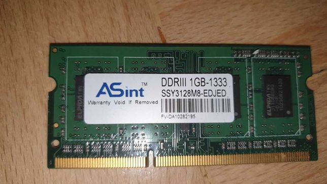 Elpida Asint 1GB DDR3 1333MHz SSY3128M8-EDJED pamięć ram