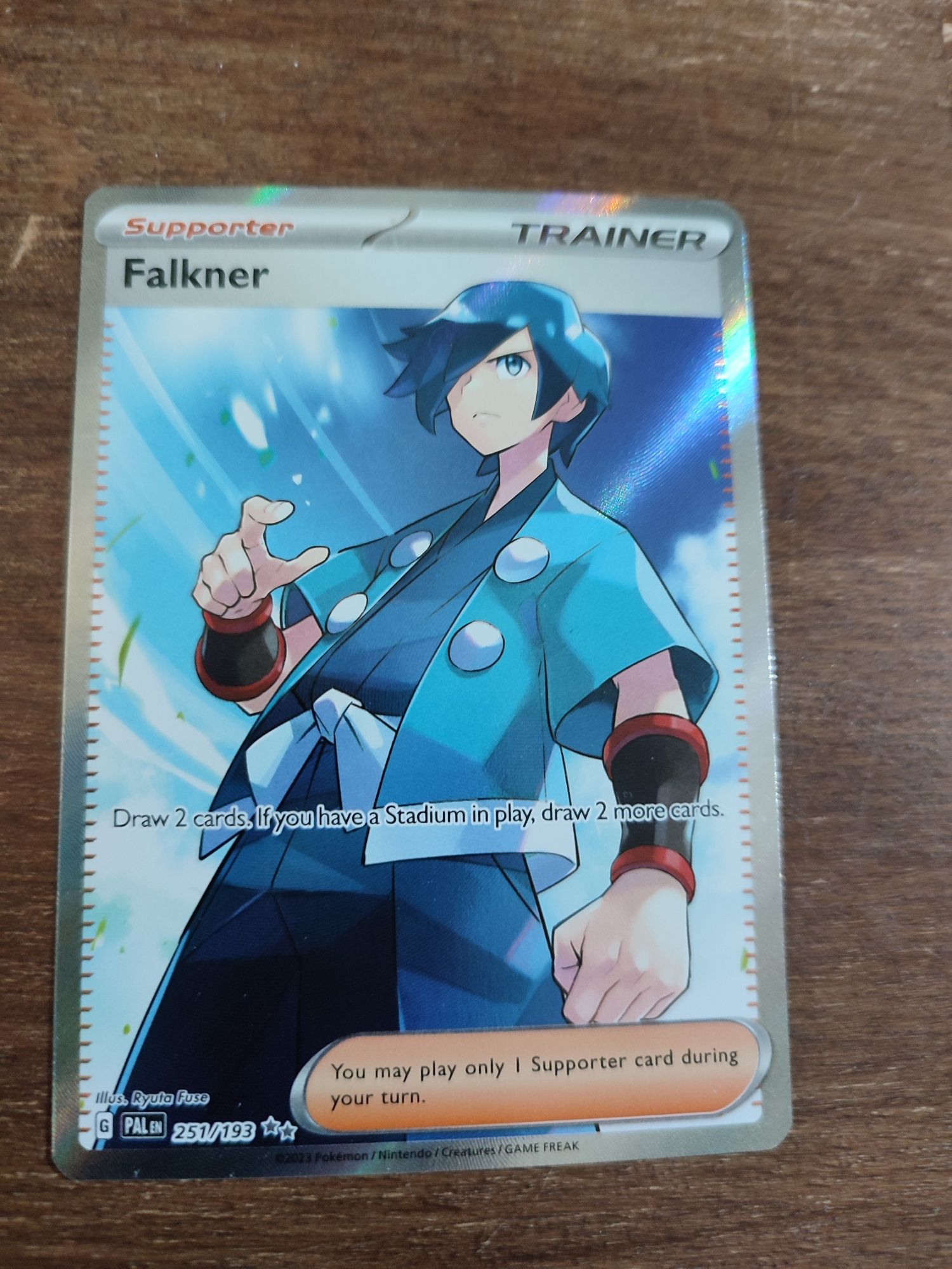 falkner 251/193 Paldea evolved Pokemon tcg