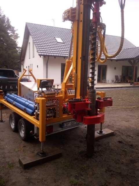 Wiercenie studni abisyńskich i głębinowych, studnie Łochowo Bydgoszcz