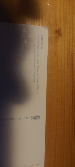 Stare pocztówki PRL Warszawa Wrocław z 1971