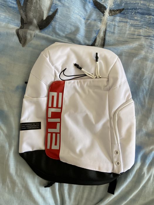 Mala nike elite branca e vermelha
