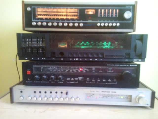 Radio- magnetofon dla kolekcjonera LogoHITACHI-TRK-7810E i inne staroc