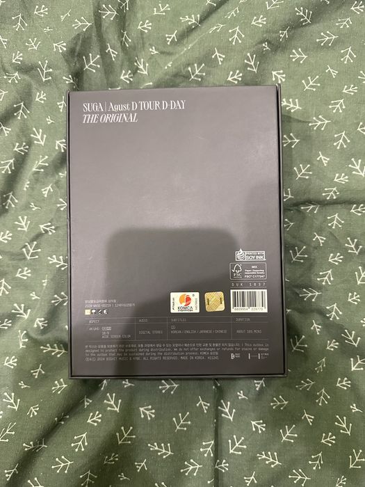 Bts Agust D - TOUR 'D-DAY' The Original відкритий