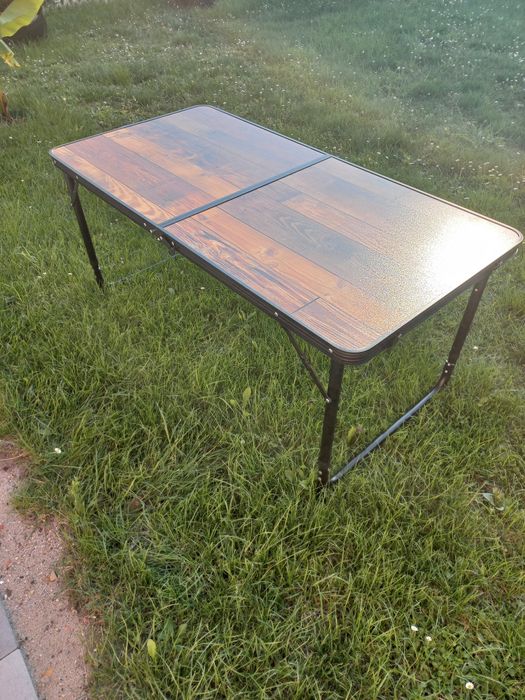 Stolik składany turystyczny + 4 krzesła składane