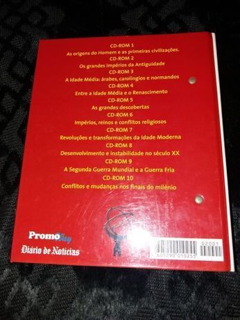 Atlas Histórico Multimédia de Portugal com 10 CD-ROMs e 50 fichas