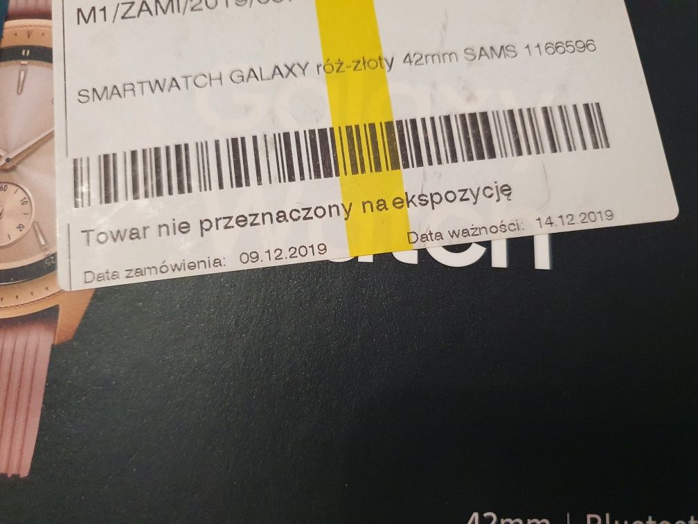 Samsung Smartwatch Galaxy 42mm zegarek