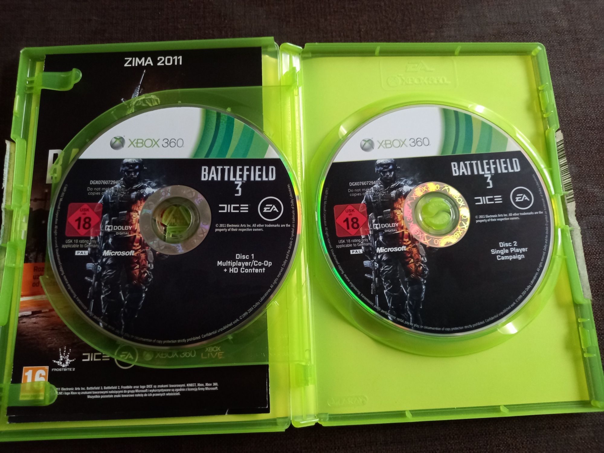Gra Battlefield 3 na xbox 360 Polska wersja!