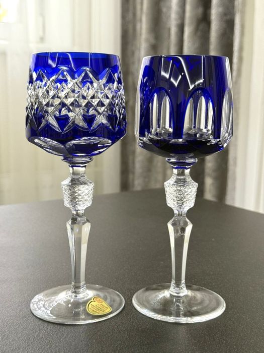 Винтажные хрустальные фужеры для вина Nachtmann Joska GDR Германия