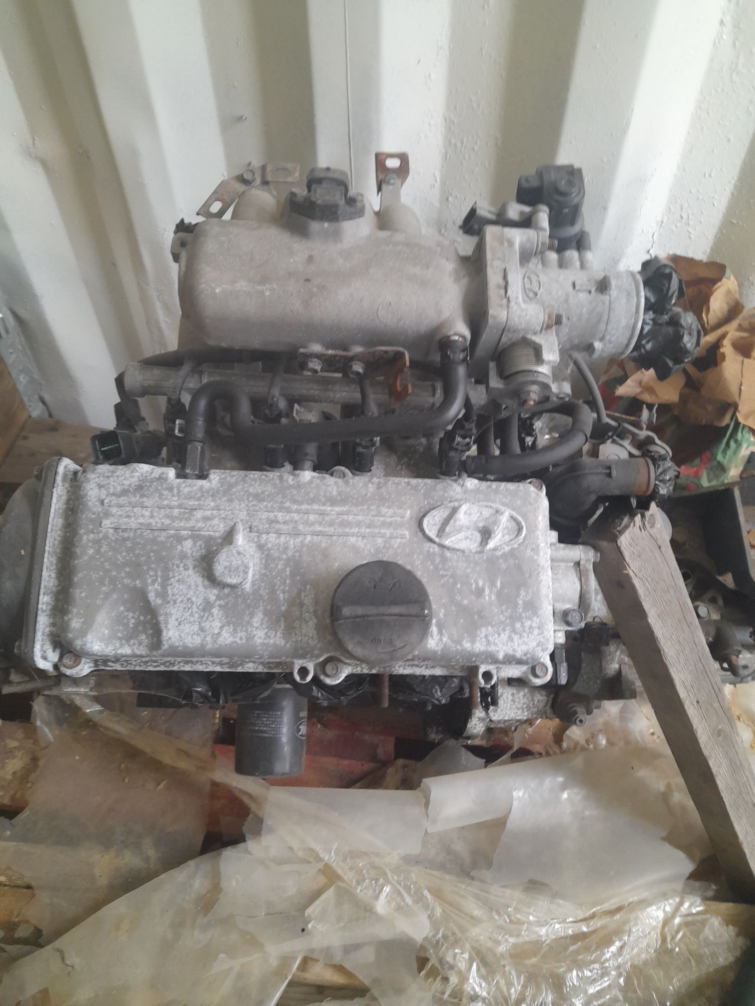 Caixa e motor hyunday getz 2002 a gasolina 1.1