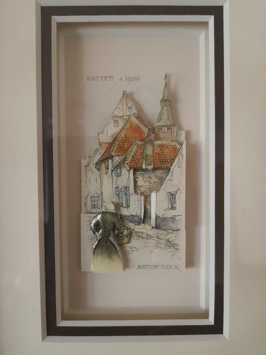 Obraz 3D Antona Piecka Hattem 1900 rok