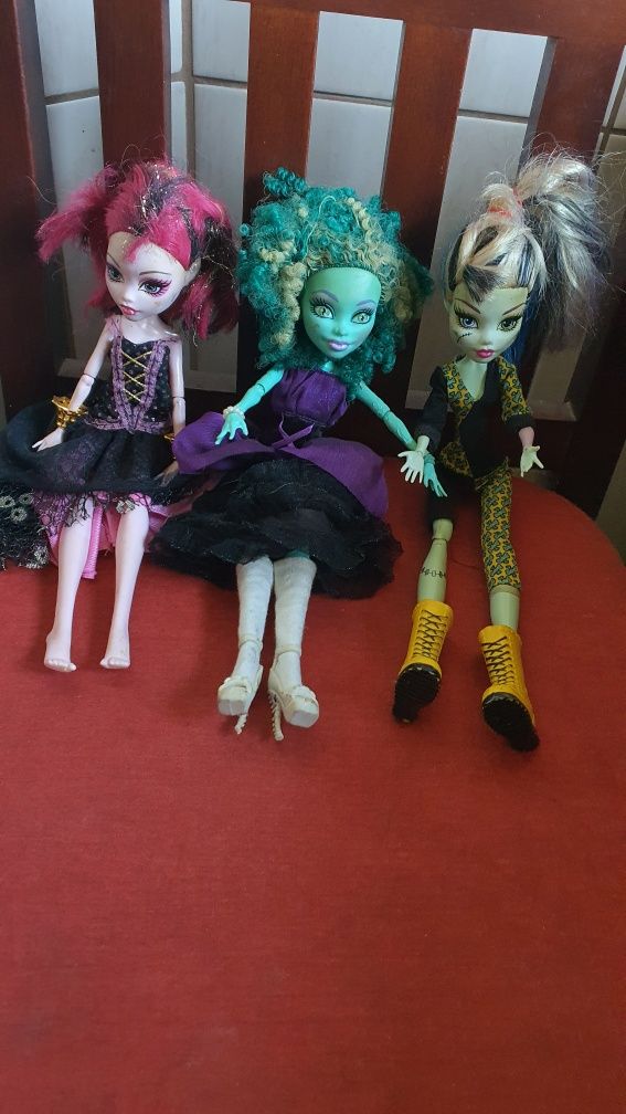 lalki z serii Monster High 4 sztuki