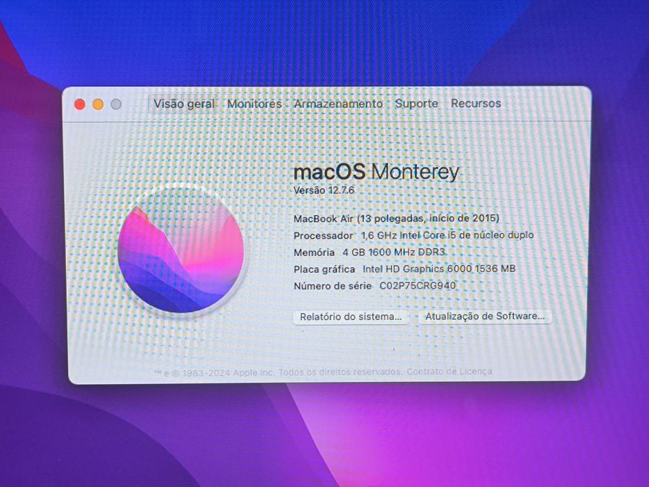 Apple Macbook AIR 13 i5 ssd 128GB