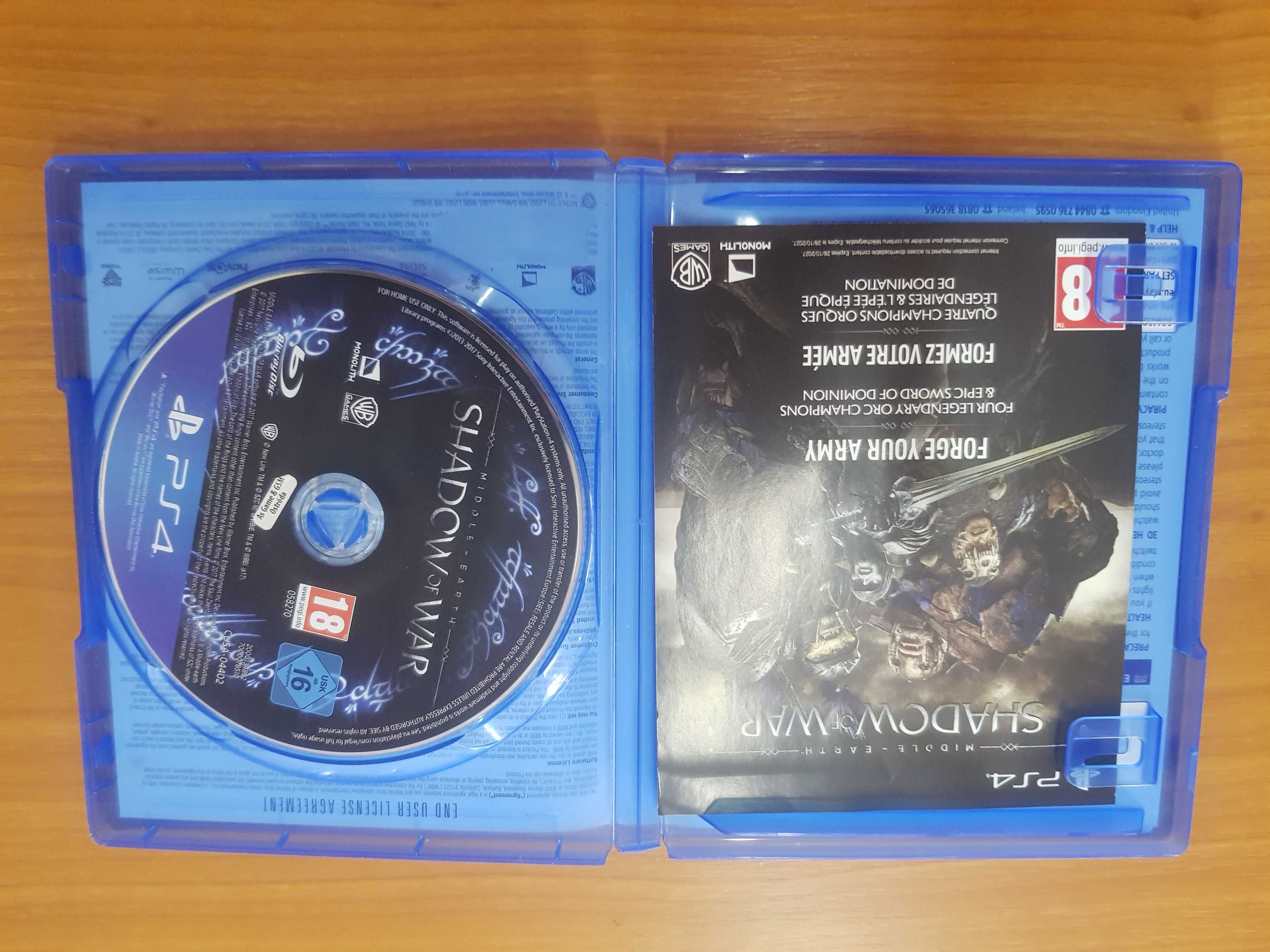 Middle Earth Shadow of Mordor PS4 Skelp Iława