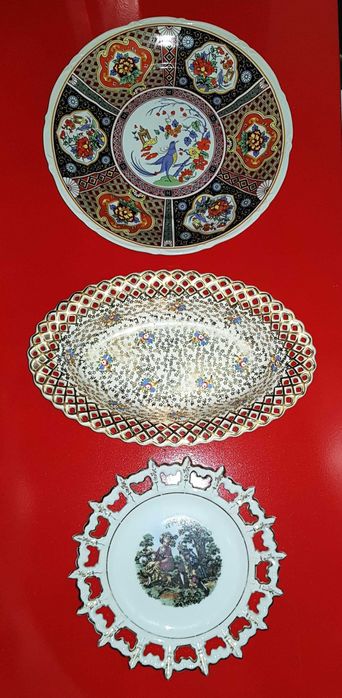 3 Pratos Louça Valiosos