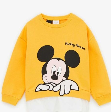 Bluza Zara z serii myszka Mickey rozm z metki 134cm