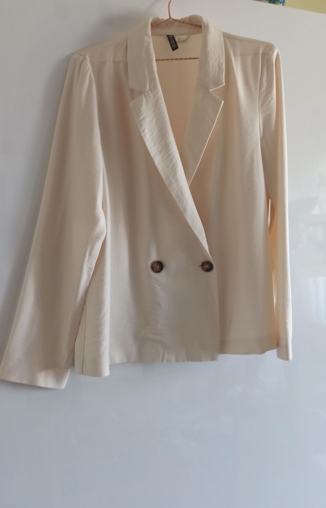 Marynarka H&m ecru 36 S letnia