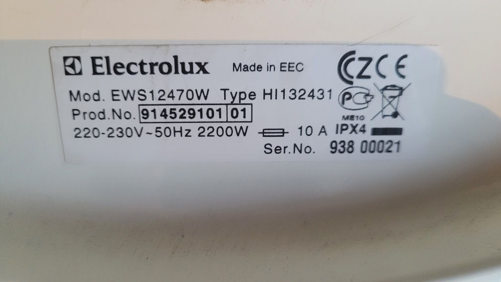 Pralka Electrolux na części