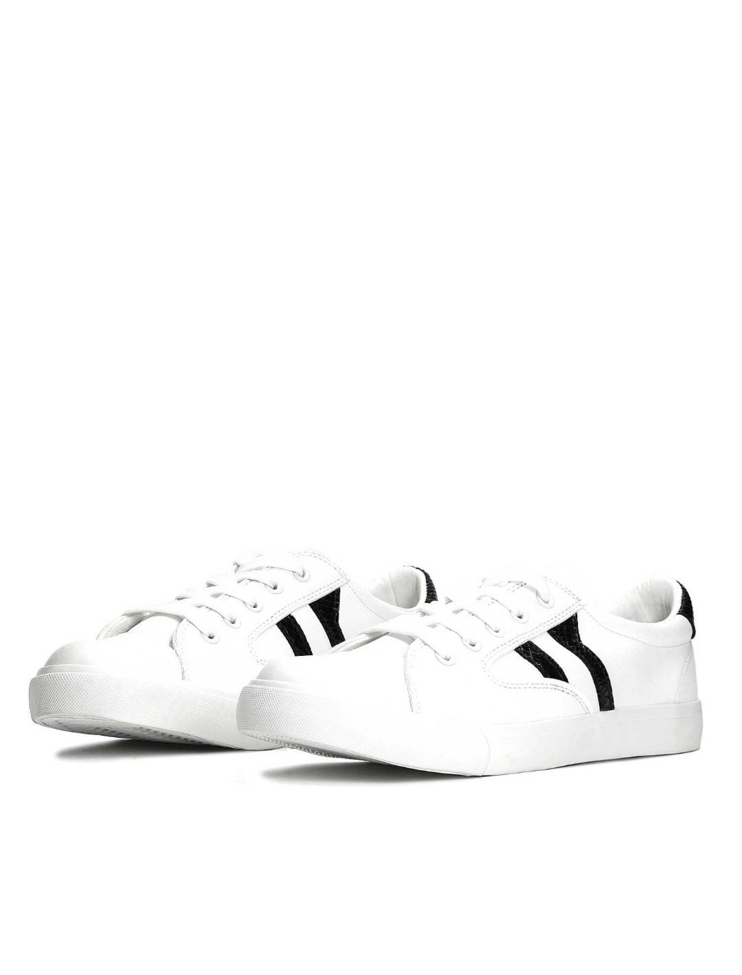 Białe damskie sneakersy Kazar Skóra rozmiar 36
