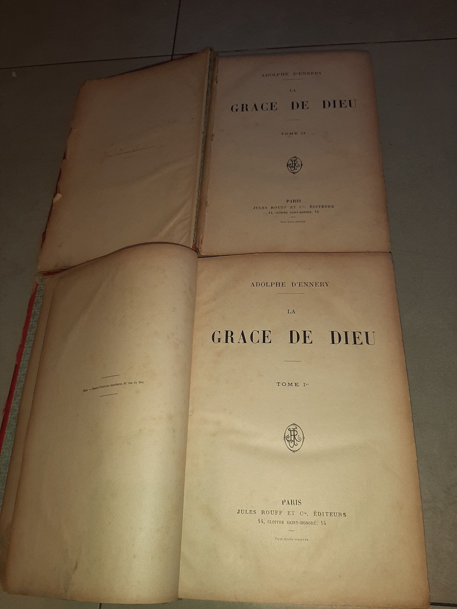 Livros Religiosos dois e Unicos Volumes Ano 1889