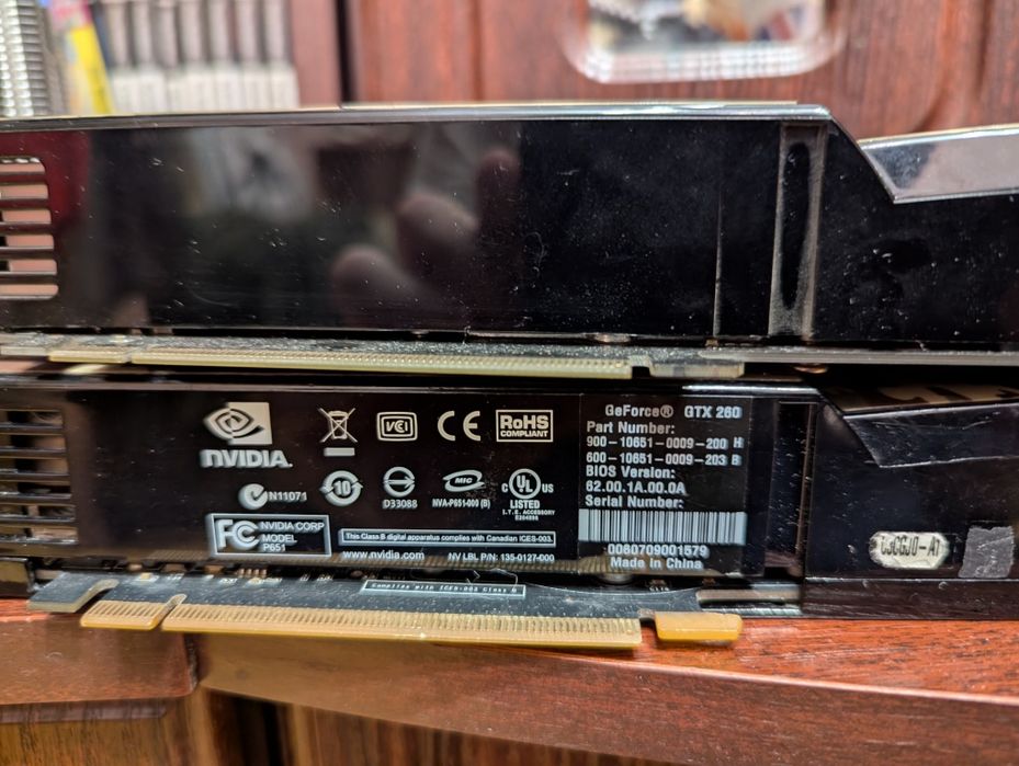 2 Відеокарти Asus Gtx 260