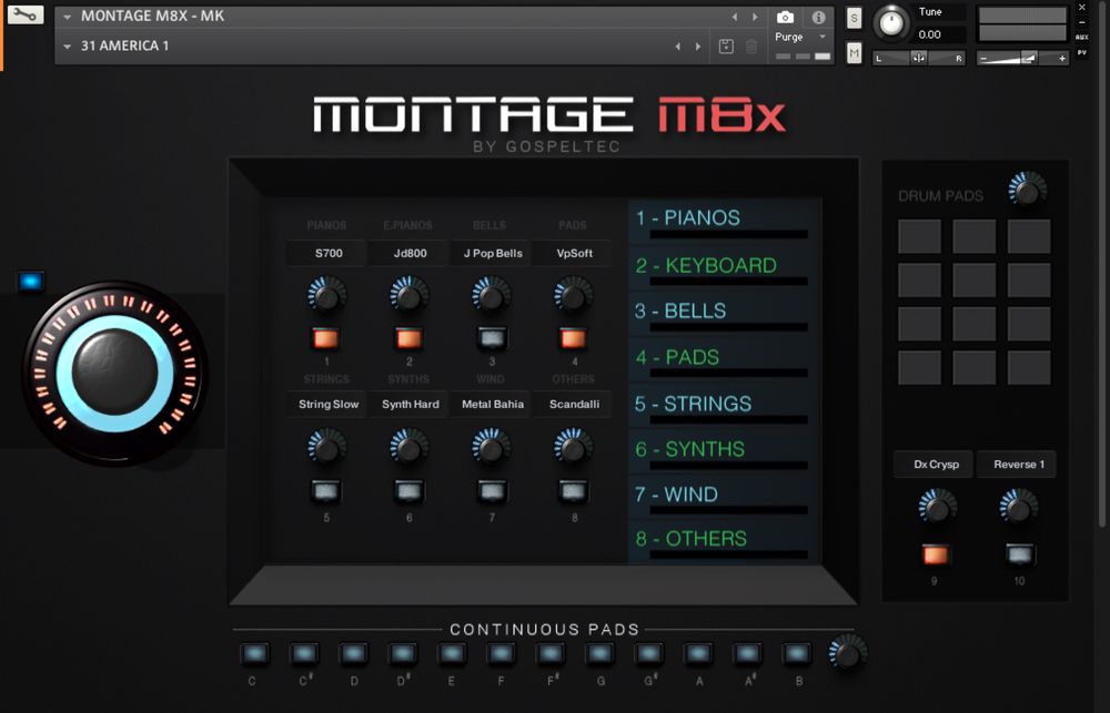 Montage M8X library Kontakt
