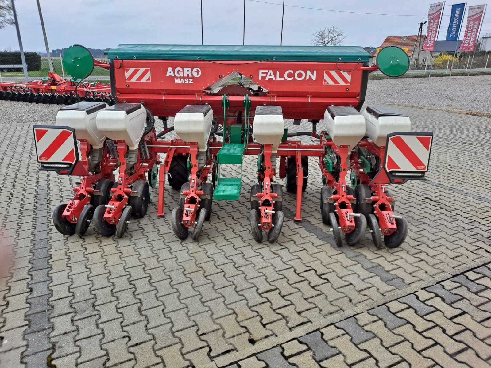 Siewnik punktowy  FALCON  z napędem Mechanicznym AGRO-MASZ  6 rzędów