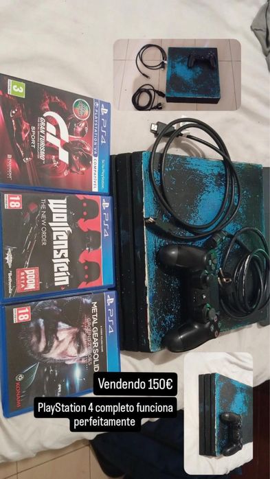 PlayStation 4 funciona perfeitamente