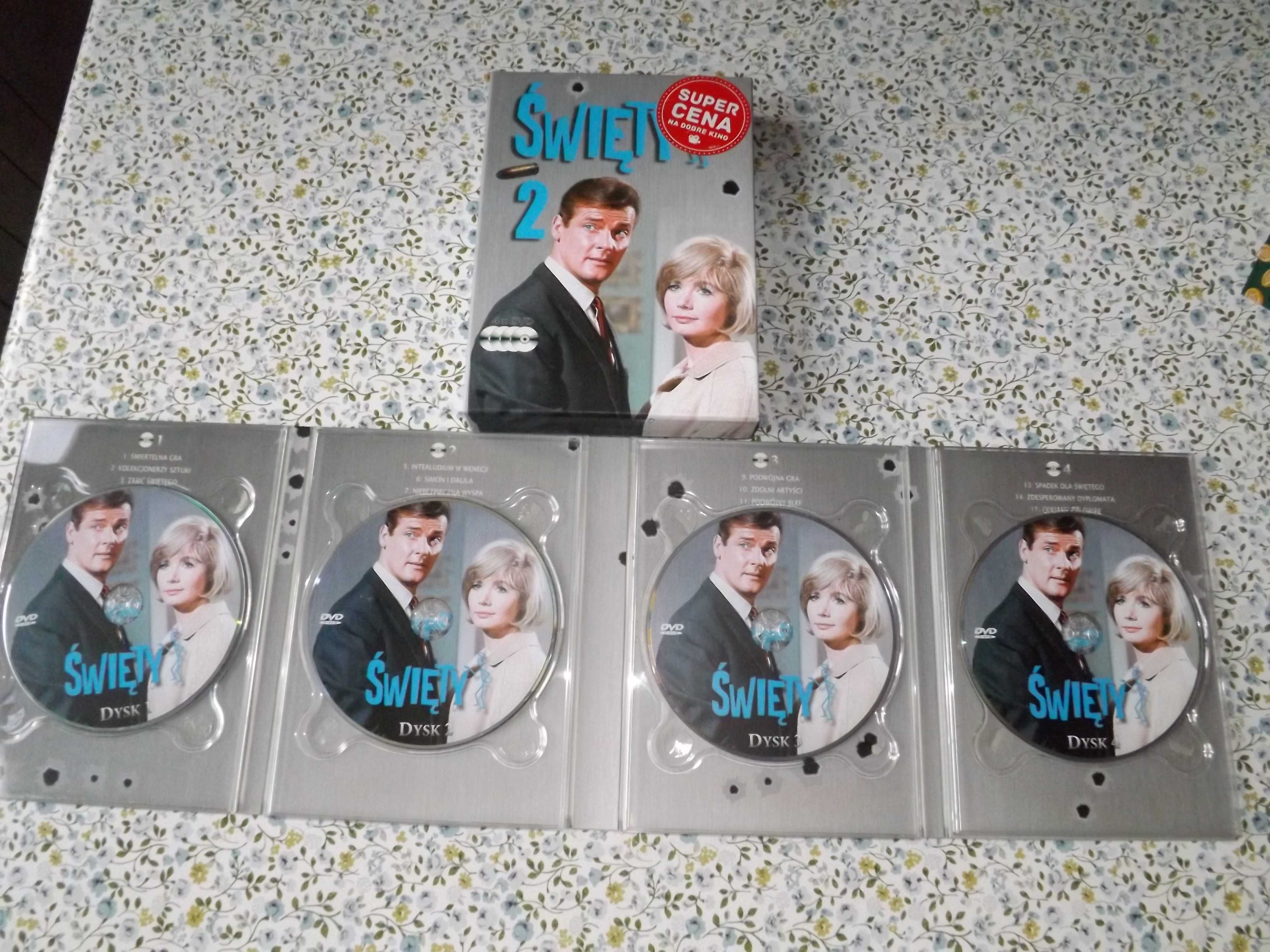 Święty Roger Moore 4 dvd film unikat bajka