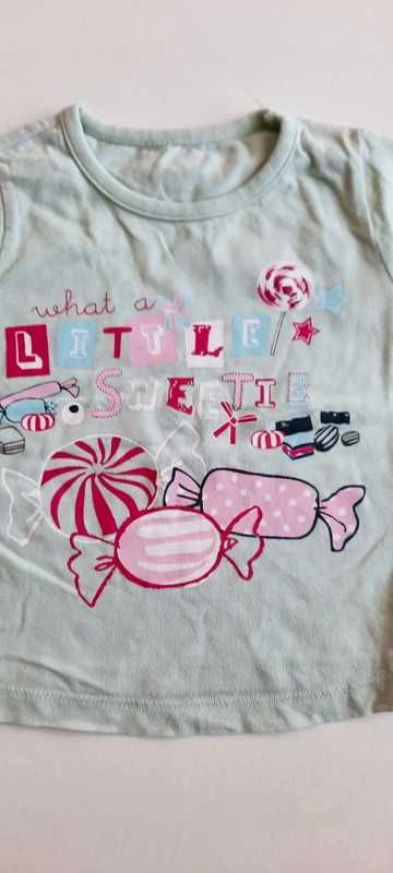 BEZ WAD T-shirt George 9-12miesiecy 74-80 cm dziewczęcy #574
