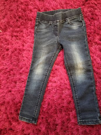 Spodnie jeansy elastyczne roz 98
