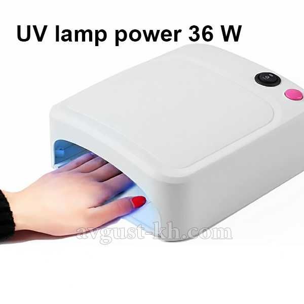 УФ лампа для маникюра и запекания уф смолы 36 W