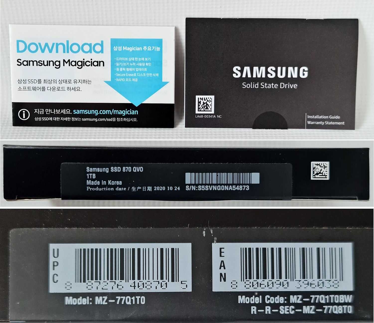 Dysk SSD Samsung 870 QVO 1 TB 2,5" SATA III