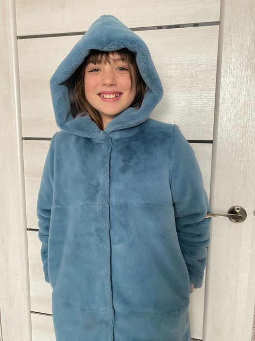 Шубка под кролика на девочку