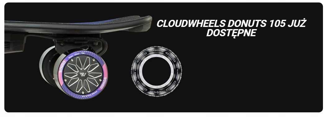 Deskorolka Elektryczna Wowgo Mini 2 Cloudwheels| Shortboard 105Mm Hub