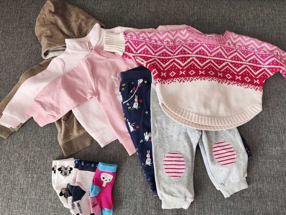 Paka ubrań zimowa r. 62/68 dziewczynka