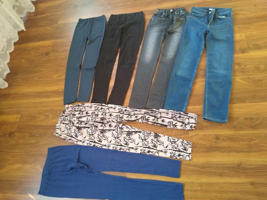 6 par spodni dziewczęcych r. 158