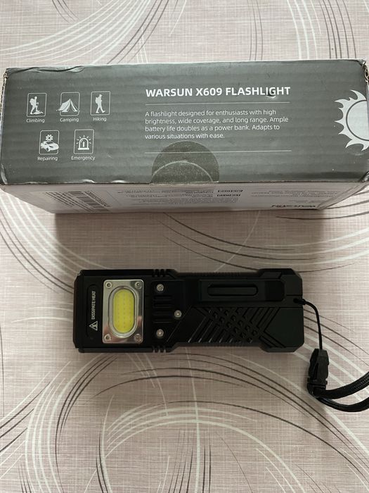 фонарь павербанк warsan x609